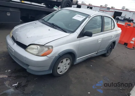 2002 Toyota Echo z USA, uszkodzony, nr VIN JTDBT123020227902